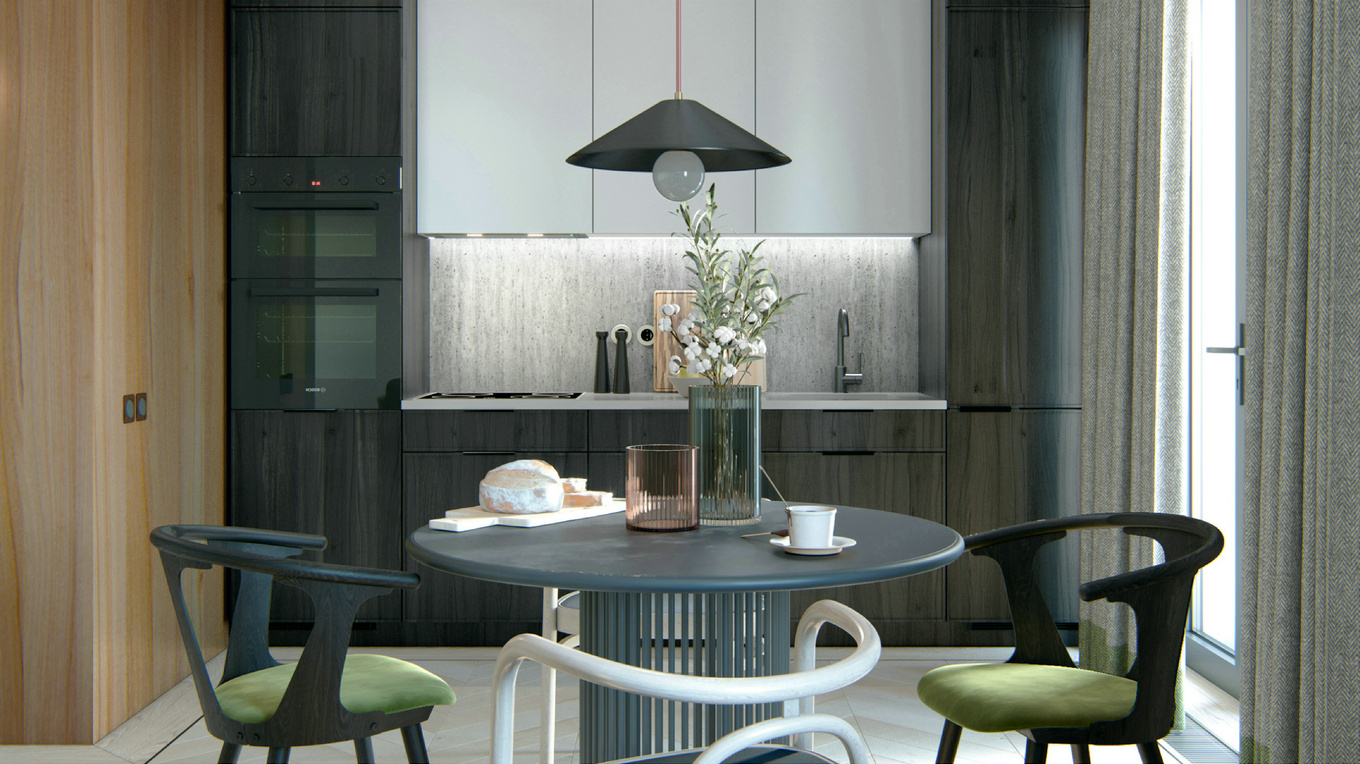 冷色北欧风，理性魅力诠释清新人居-1