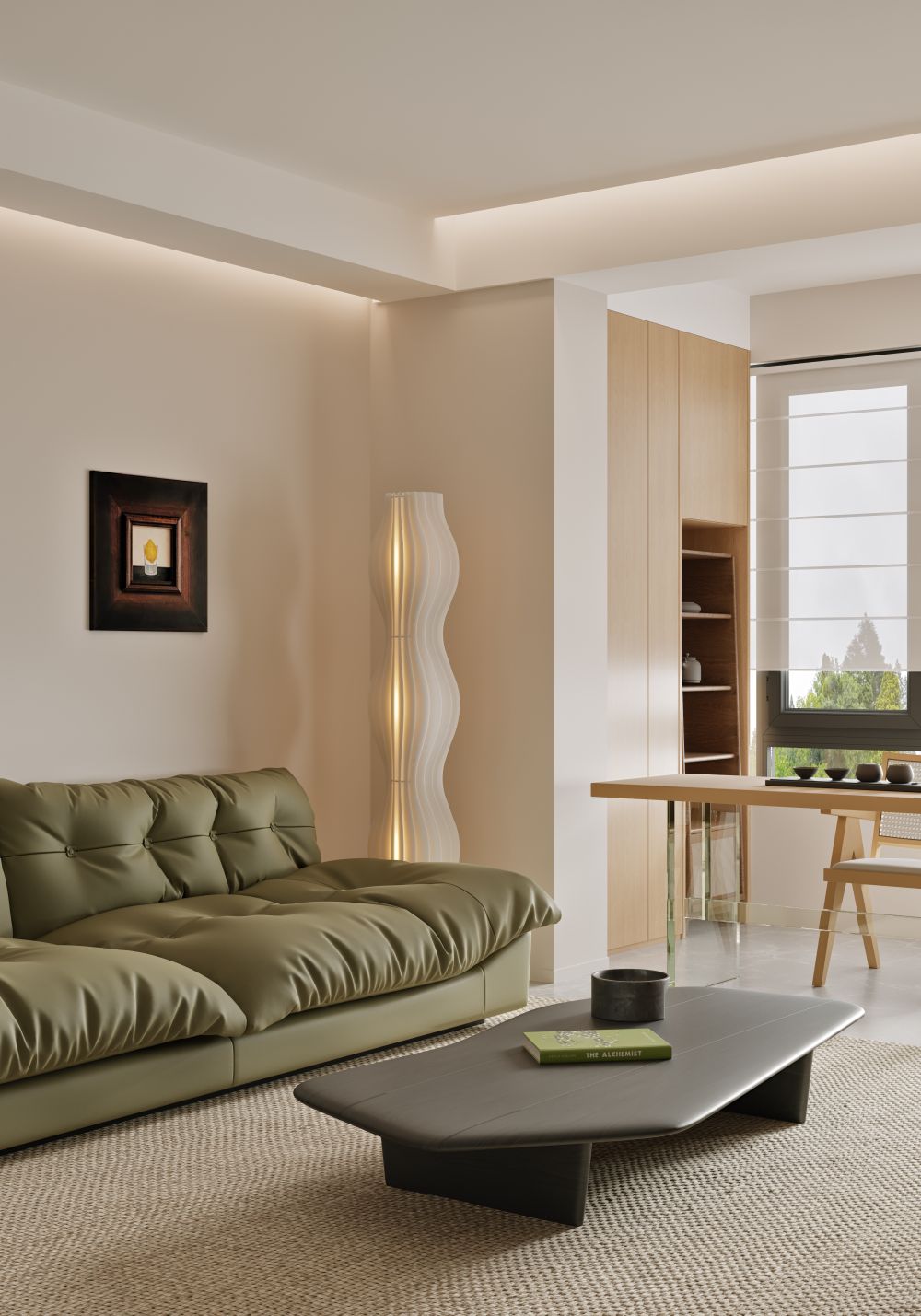 效果图|现代原木风-3