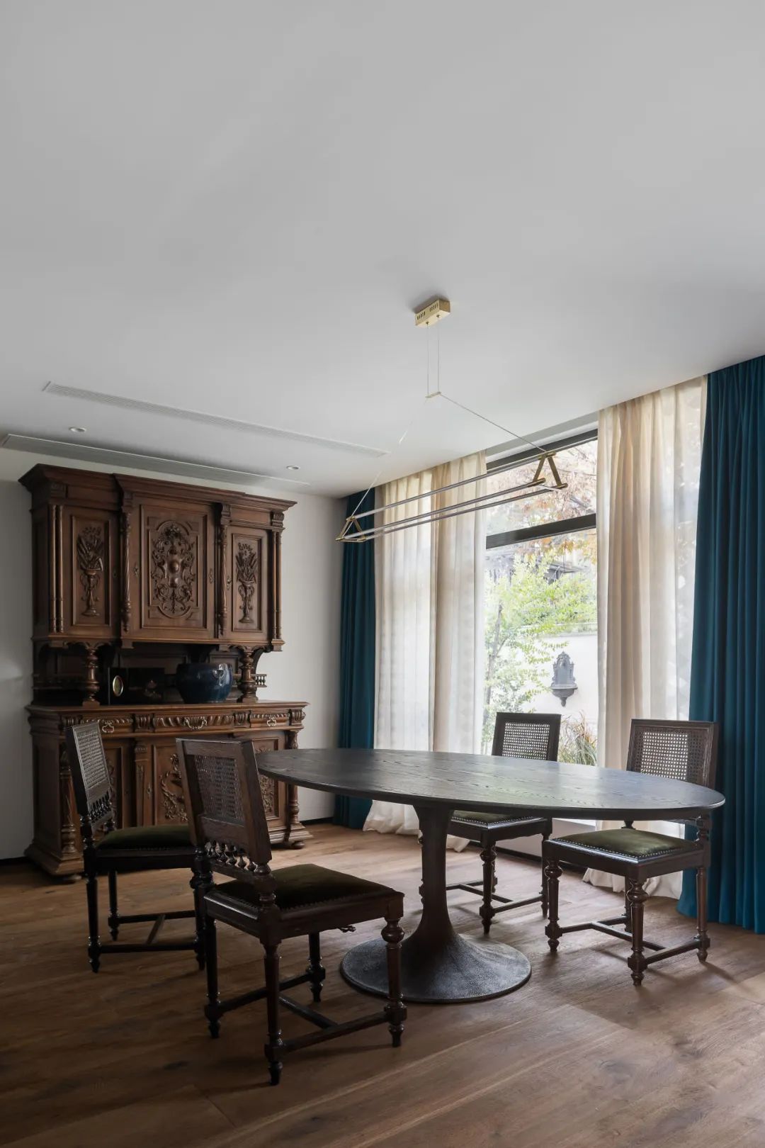 恒大·御景半岛中古混搭风住宅设计丨中国重庆丨SV.D舍唯空间美学-31