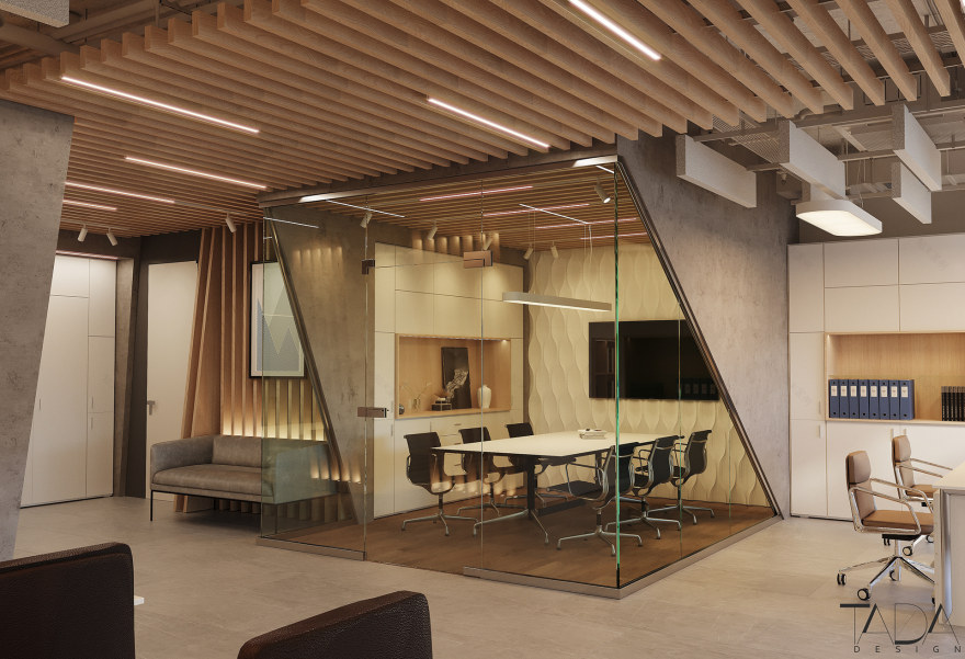 莫斯科城市当代办公室设计丨俄罗斯莫斯科丨ANDREW PORVATOV | TADA DESIGN-13