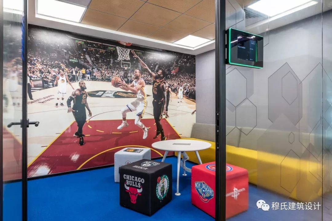 NBA 孟买体验中心——运动与办公的完美融合-17