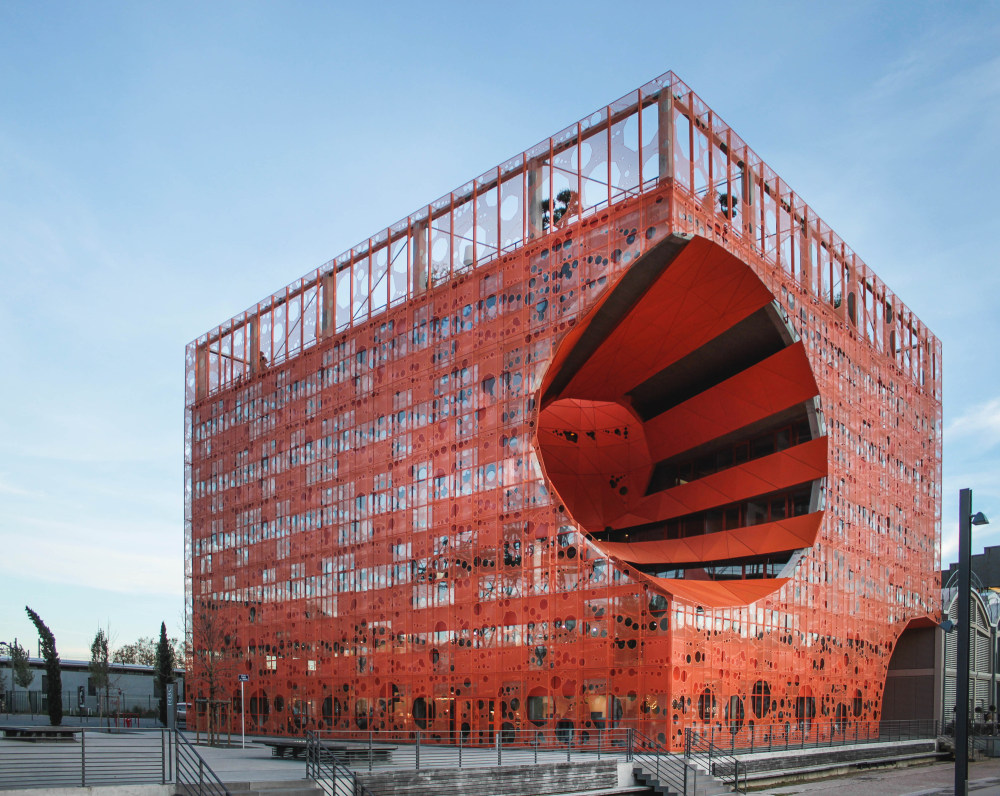 法国里昂橙色立方体(2011)(Jakob + Macfarlane Architects)设计-99