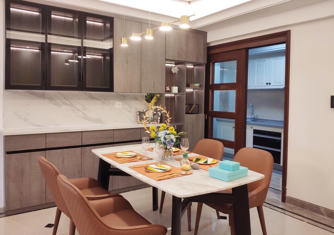 现代轻奢混搭风格家居设计丨海舍家居-34