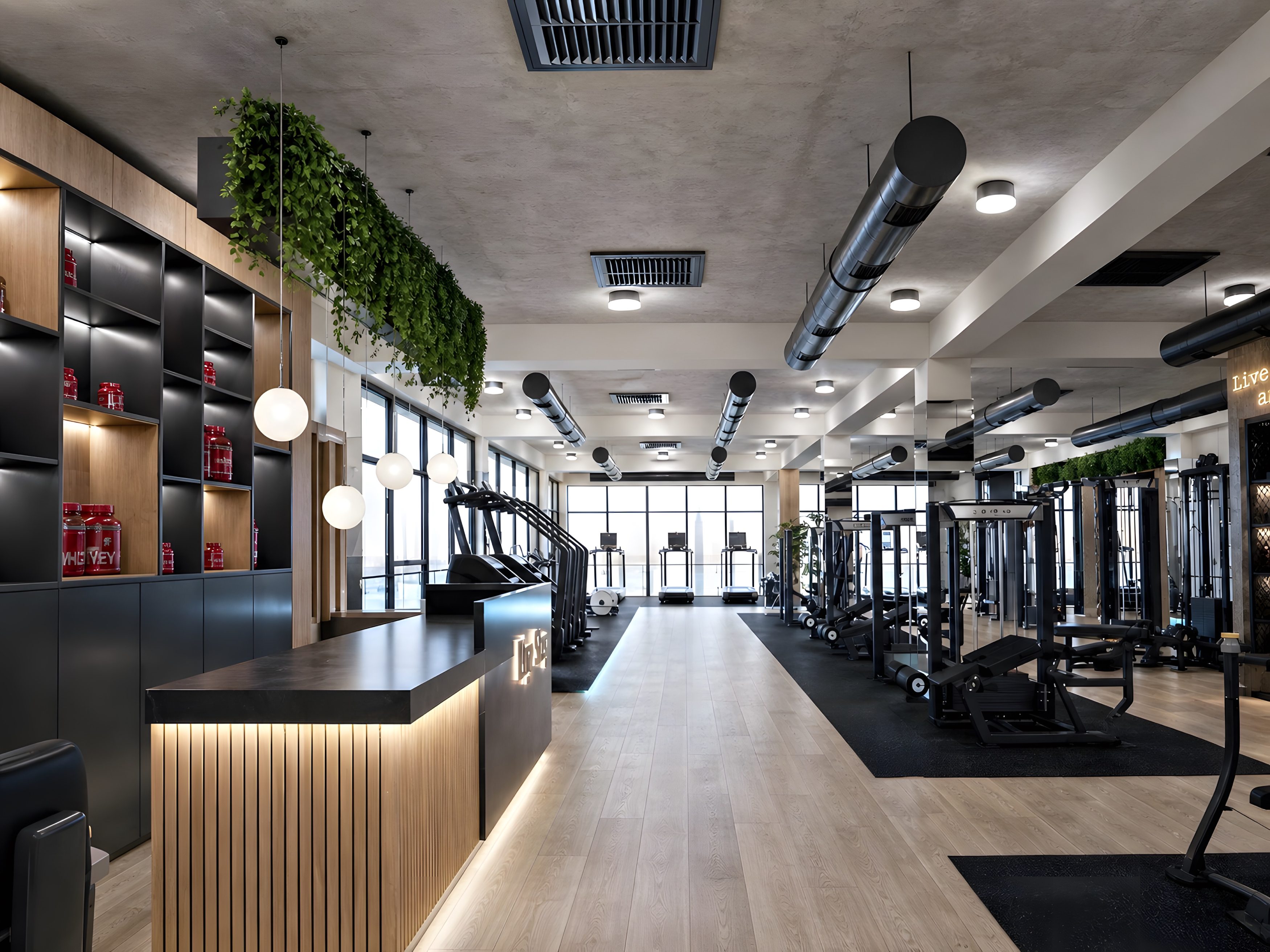 Modern Gym Interior Visualization-1