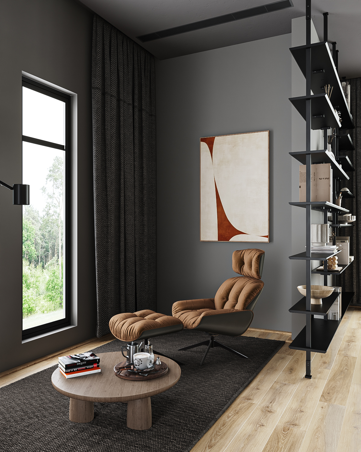 柔和简约风奢华卧室-18