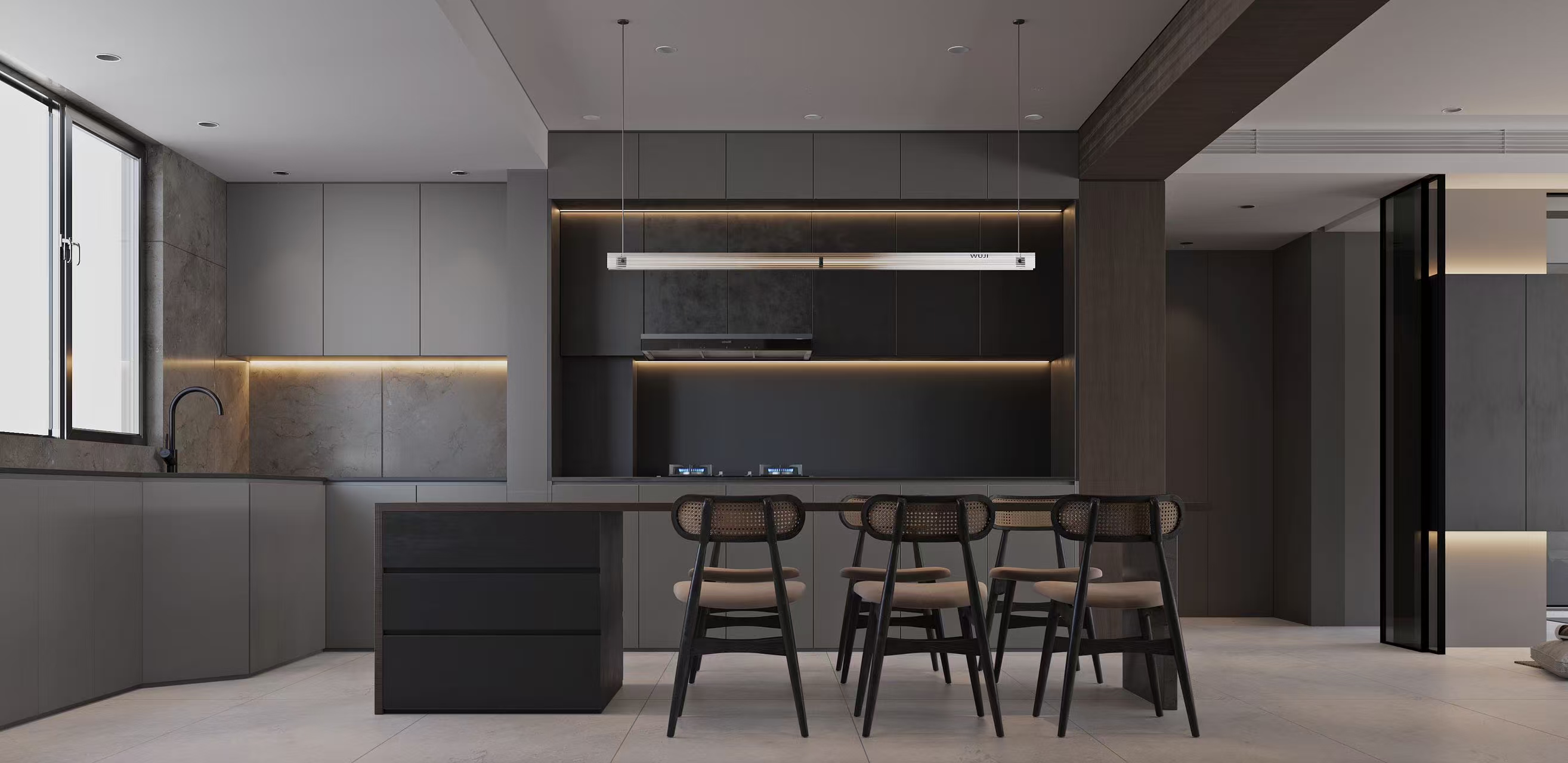 整套家装3dma·效果图作品（室内培训班学员作品）-4