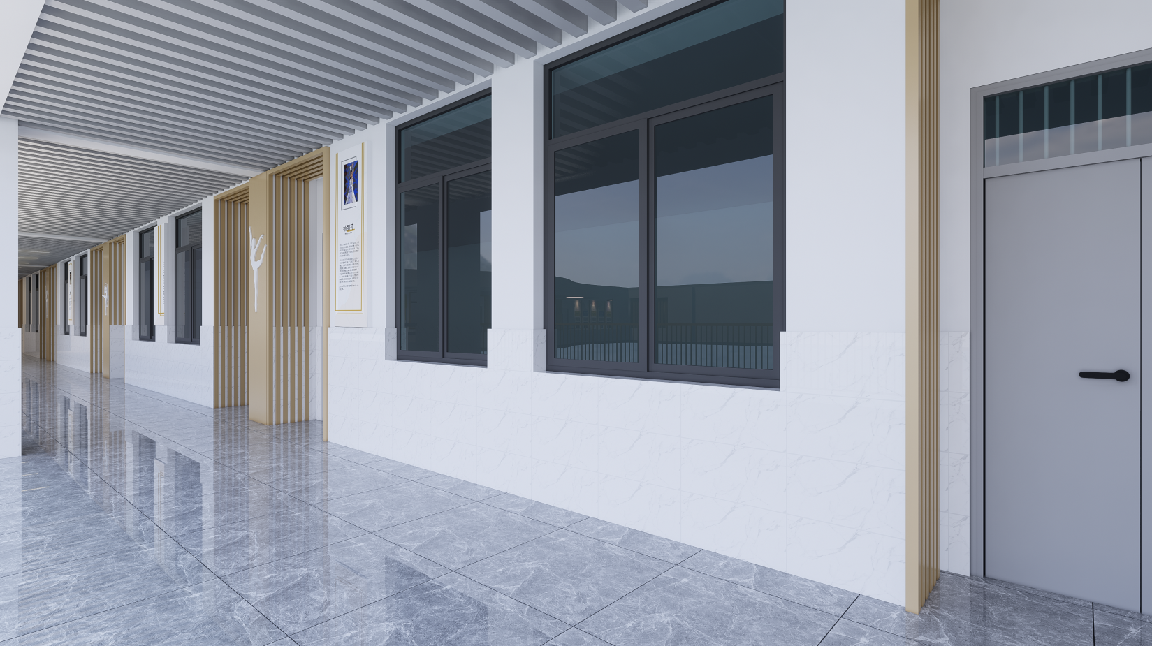 校园走廊设计-9