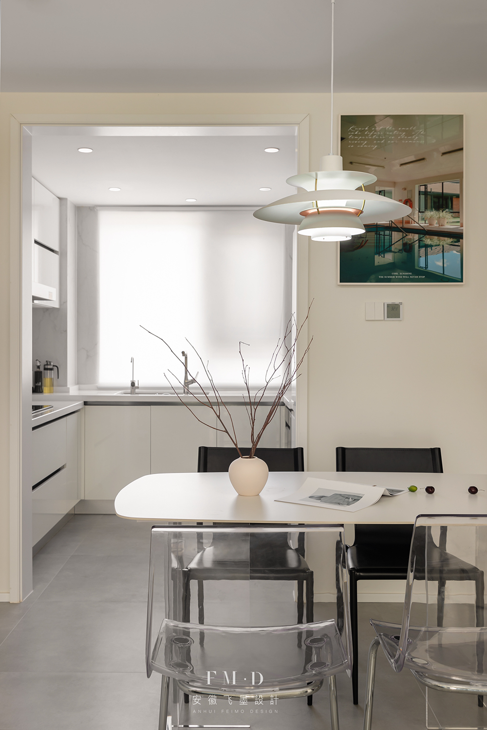 奶油风复式住宅丨中国滁州丨飞墨设计组-37