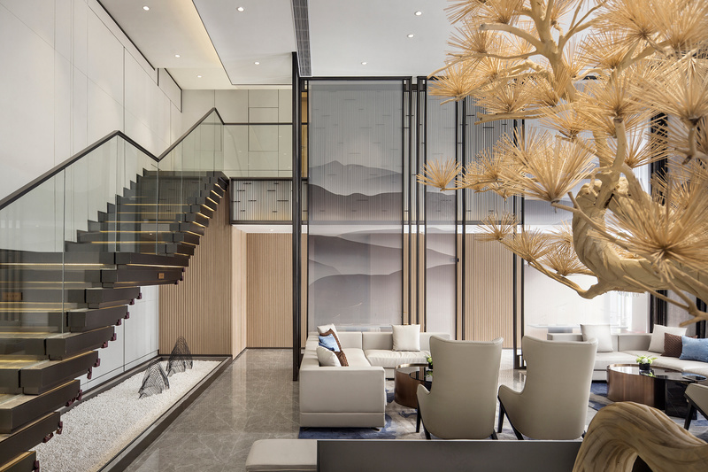 江苏宜兴海伦湾销售中心—现代东方美学之韵-32