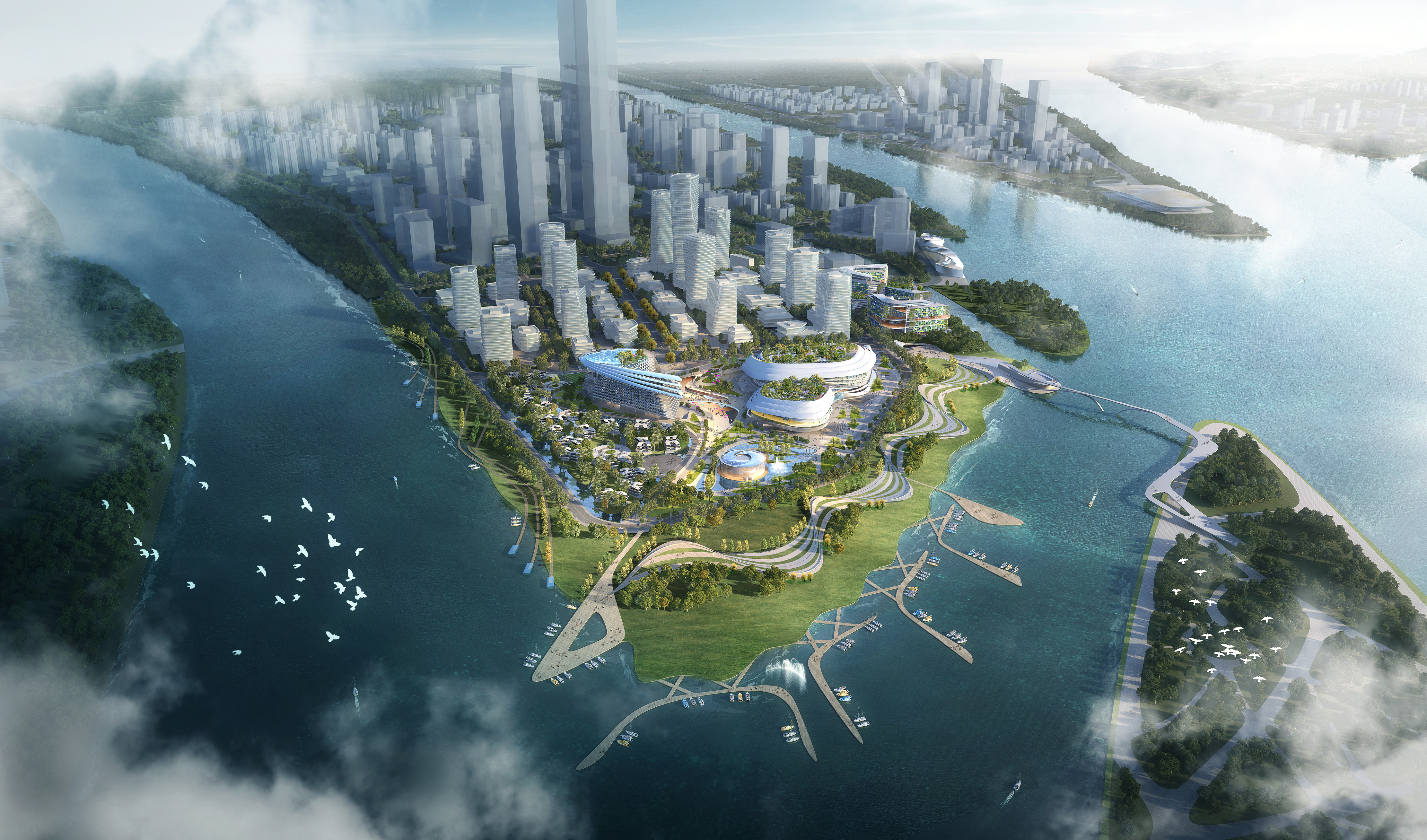 广州南沙国际金融论坛永久会议中心丨中国广州丨BAI Design International-11