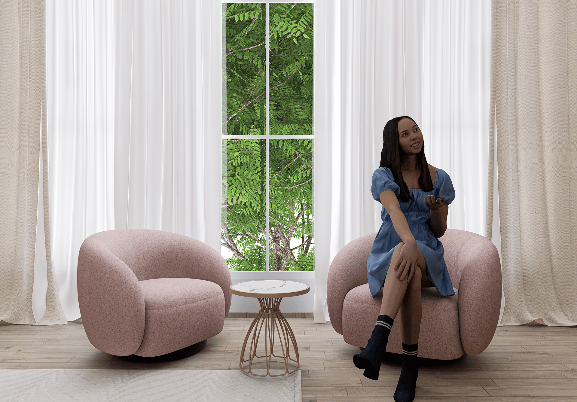 Bedroom - Dusty Pink-5