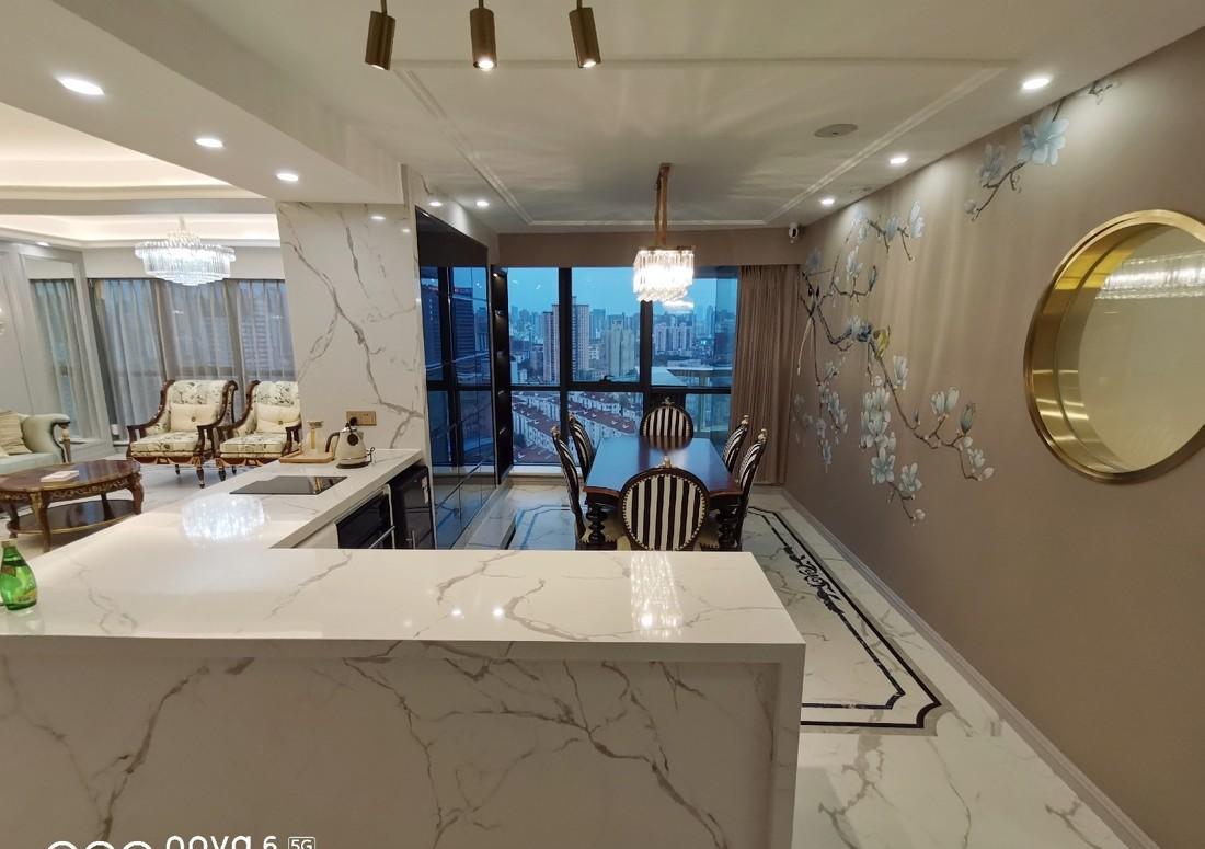 美式轻奢“镜中水月”——融合中西元素的现代家居设计-5