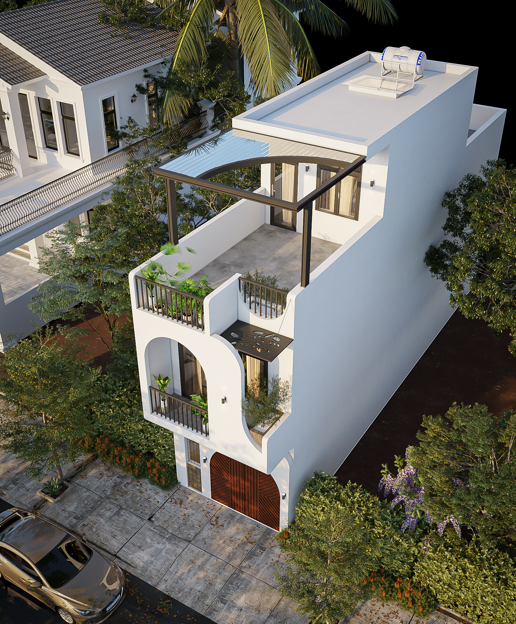 Nhà phố 2 tầng 1 tum-5