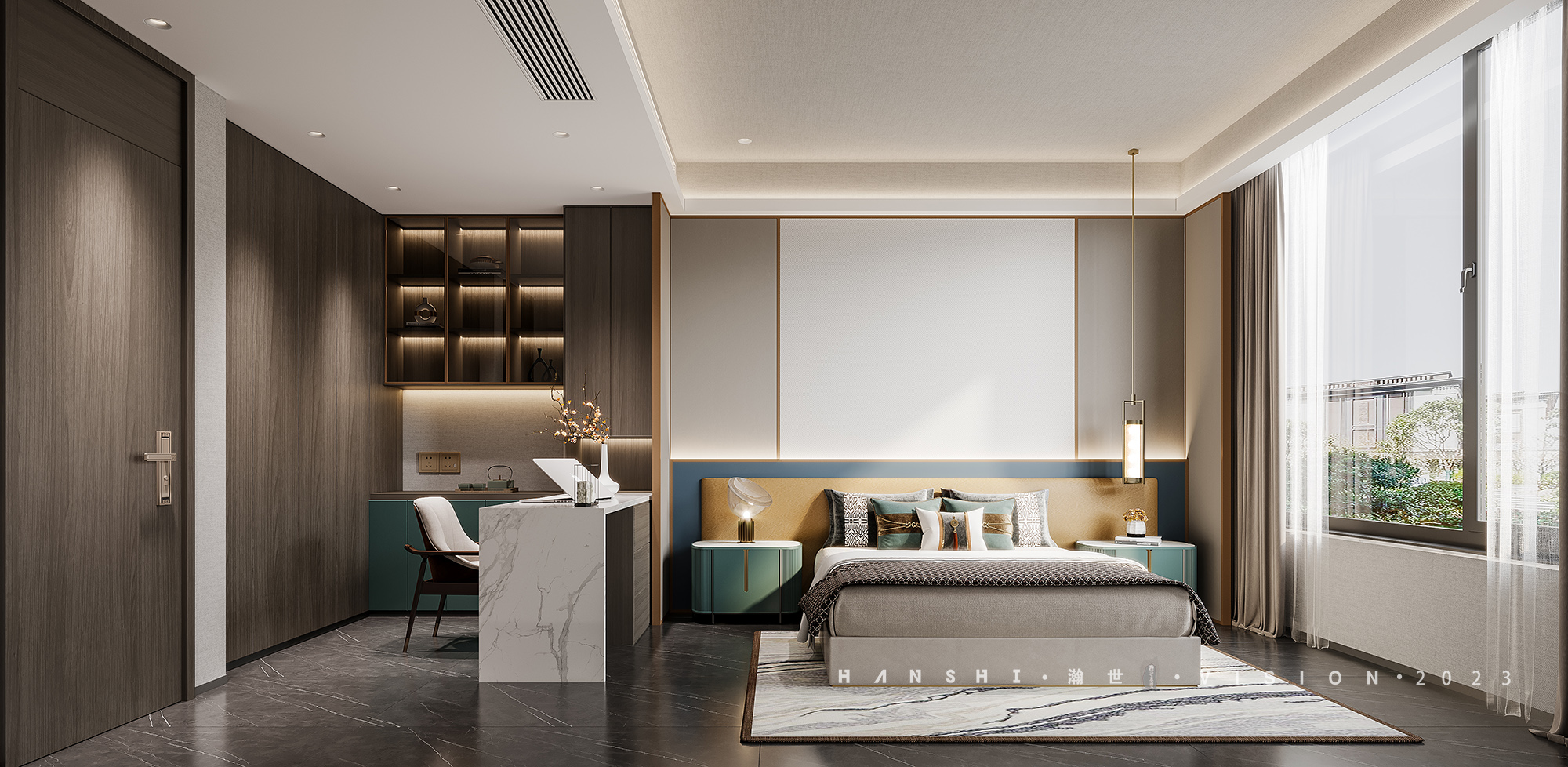 现代新中别墅一瀚世表现-7