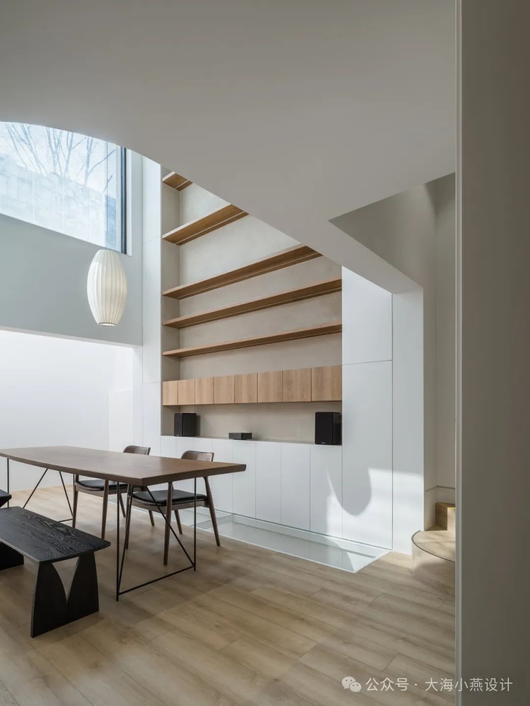 蓄光的地下厅·让地下两层空间重沐阳光的别墅设计丨中国上海丨大海小燕设计工作室-35