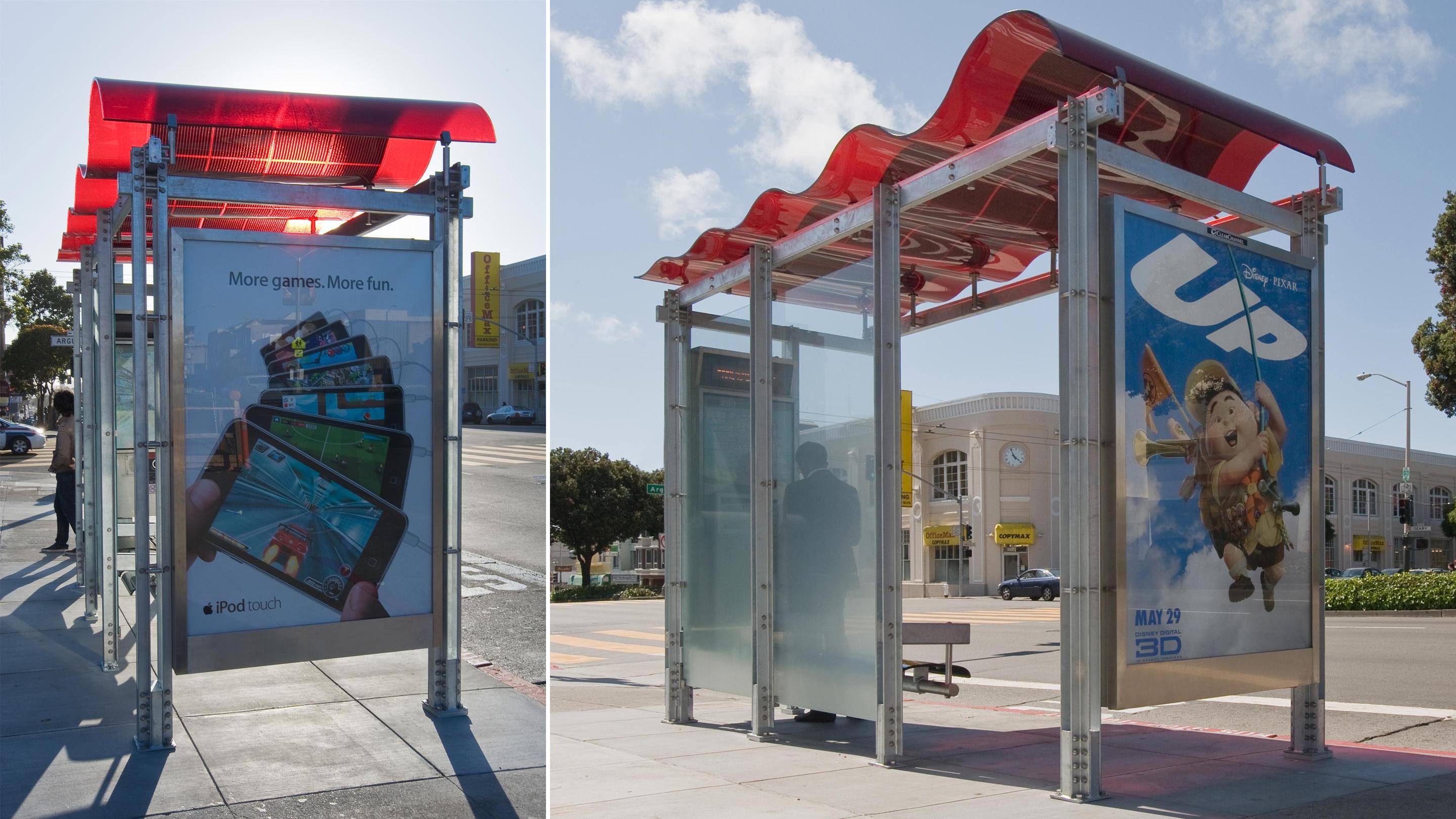 旧金山新一代公交候车亭设计丨美国丨Lundberg Design-2