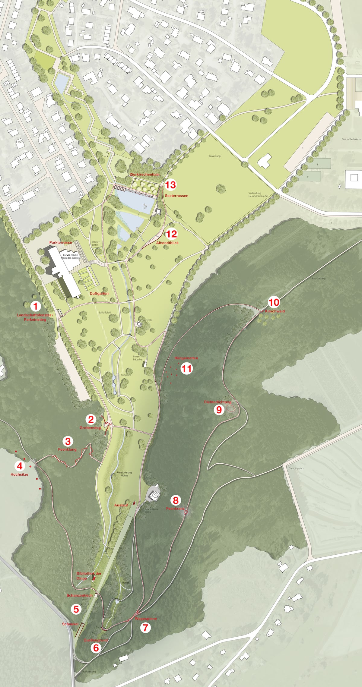 德国布里隆景观疗养公园 · 融入自然的情感疗愈-25