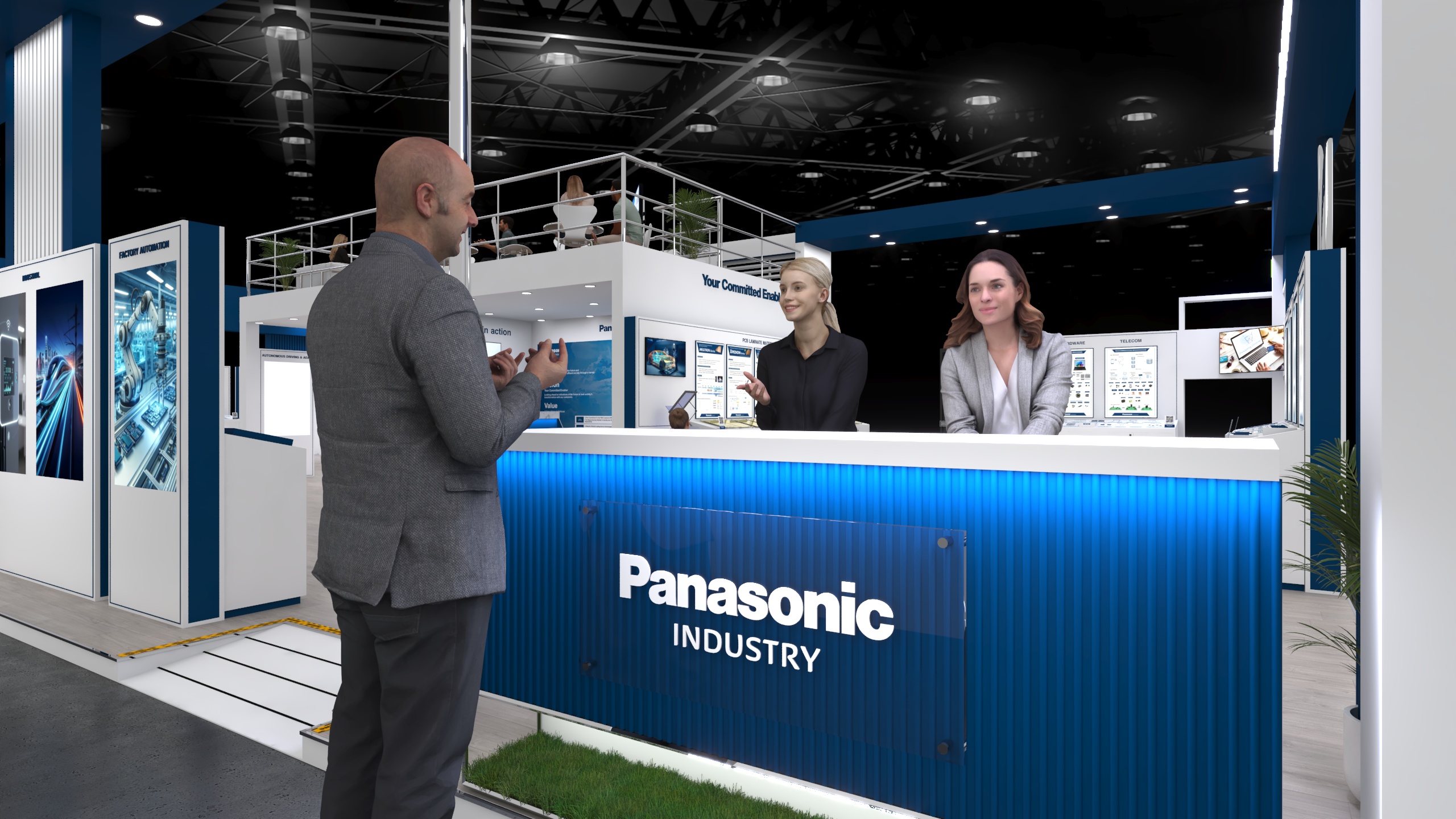 Panasonic Industries Electronica booth-8