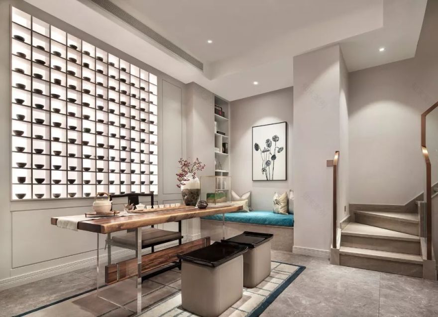 都会闲适浪漫,轻奢别墅样板房的诗意空间-27