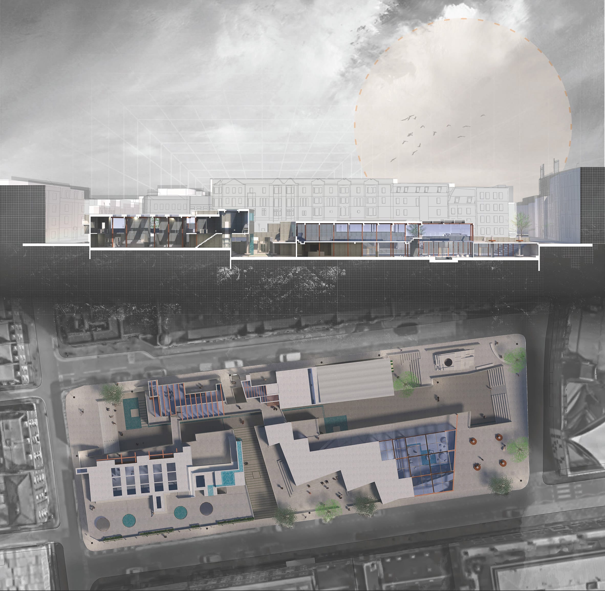 伦敦南岸大学建筑系学生展 | 混凝土游乐场等 18 个项目亮点纷呈-64