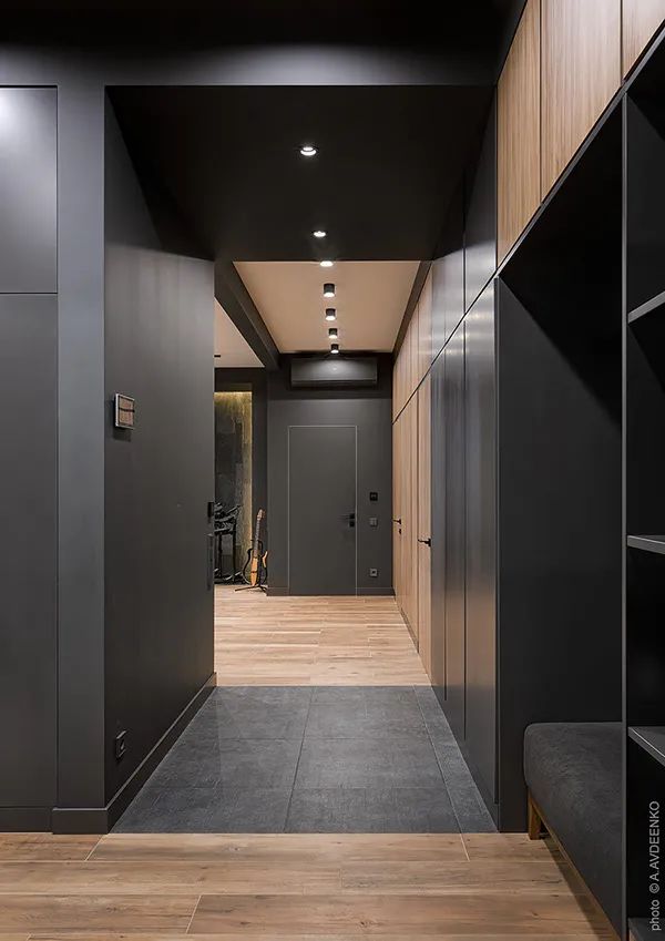 圆形通道串联生活空间,116㎡现代私宅魅力非凡-20