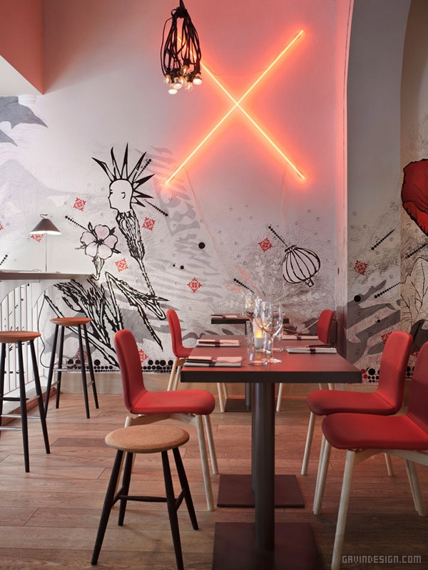 意大利米兰 Pisacco 餐厅酒吧设计丨戈者设计-3