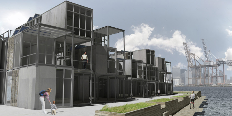 模块 8 预制房屋 | 灵活适应海滨社区-0