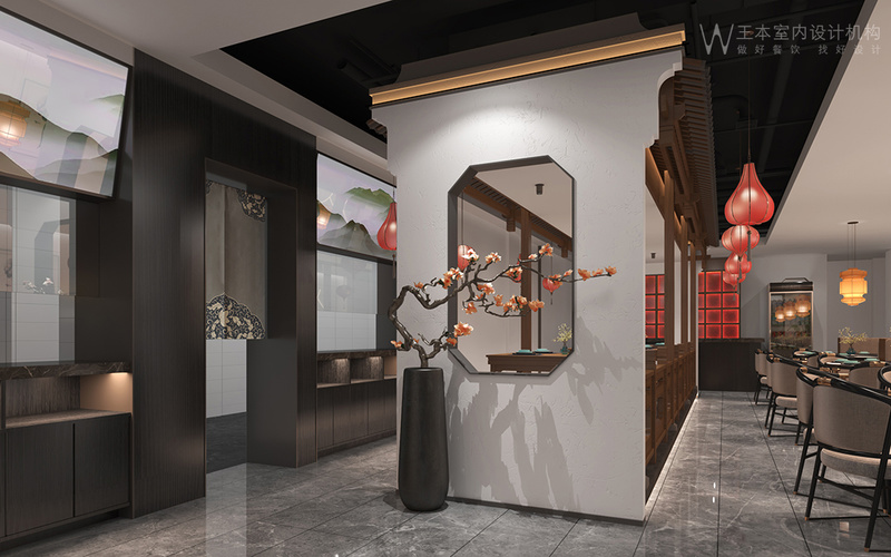延庆璐香元中餐厅装修设计丨中国北京丨万中设计王本餐饮空间设计机构-7