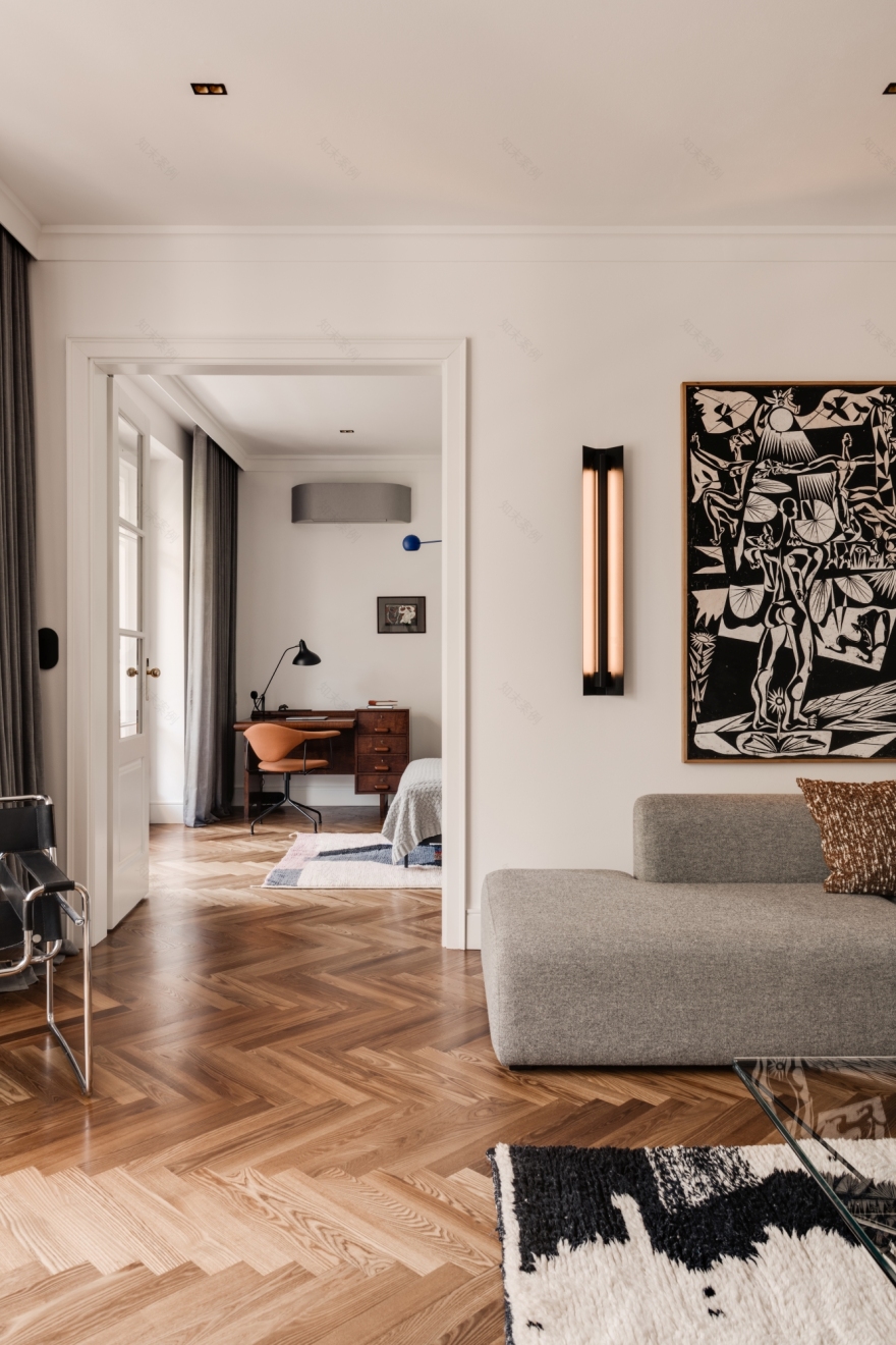 Starej Ochocie老建筑内公寓设计丨波兰华沙-25