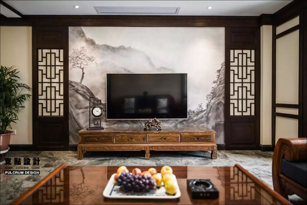 锦绣华府·听泉亭 | 现代元素与传统元素完美结合的中式设计-0