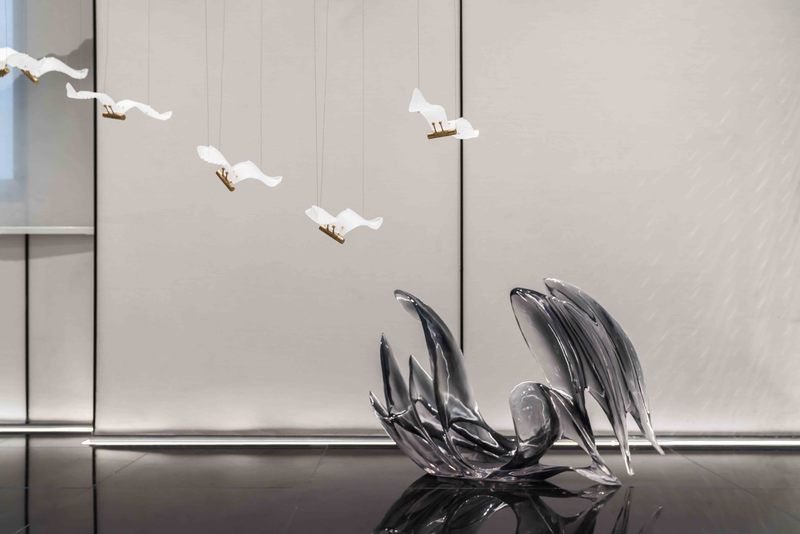 弘阳常州遥观售楼处——“水”主题景观室内设计-8