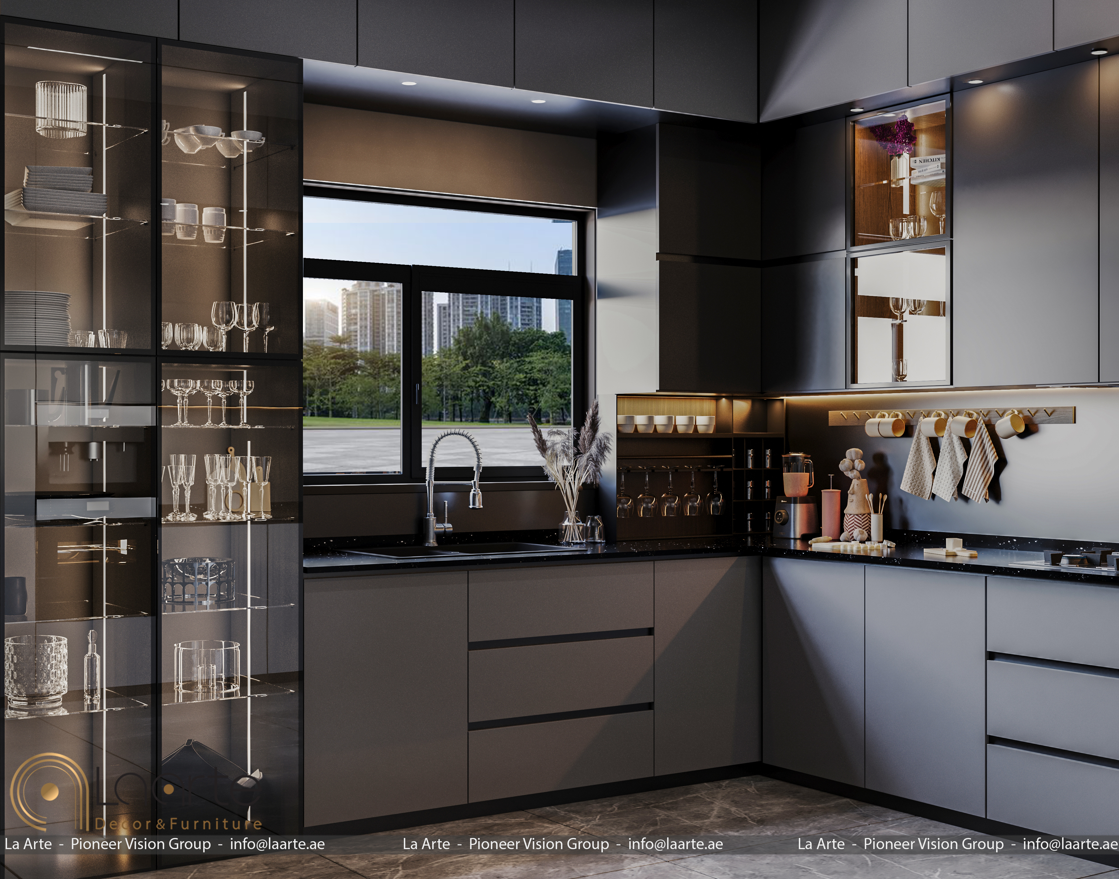 阿联酋的现代厨房丨阿联酋丨laarte.ae-12