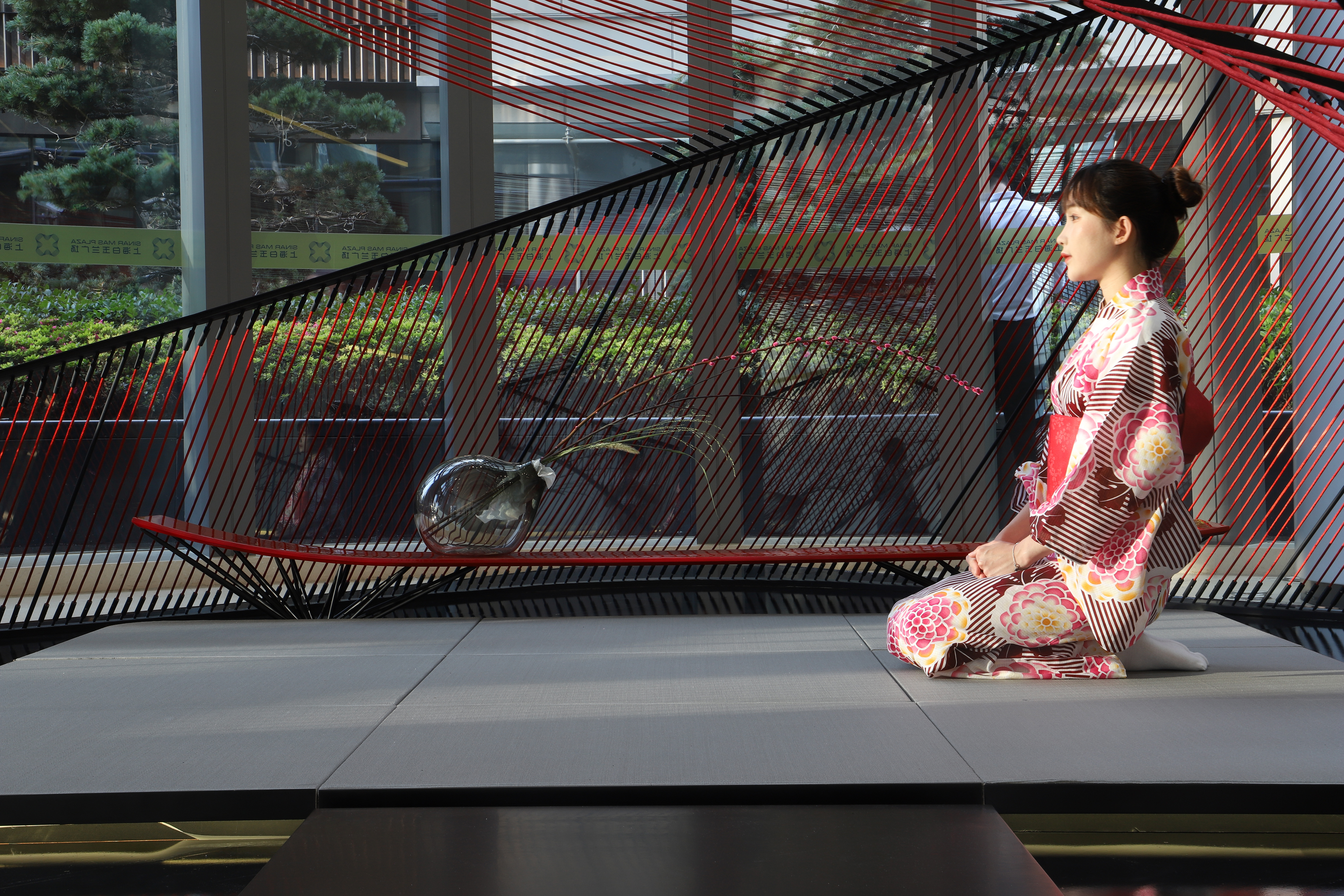 创新茶室 · 红纤维诠释传统日式茶文化-26