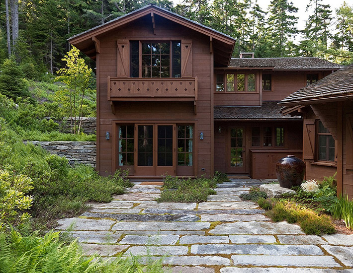 阿卡迪亚再生 | 山漠岛 Le Petit 木屋住宅景观修复-13