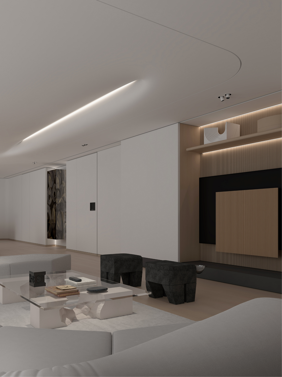 130㎡ 上海私宅 对望陆家嘴~ 实景拍摄-8