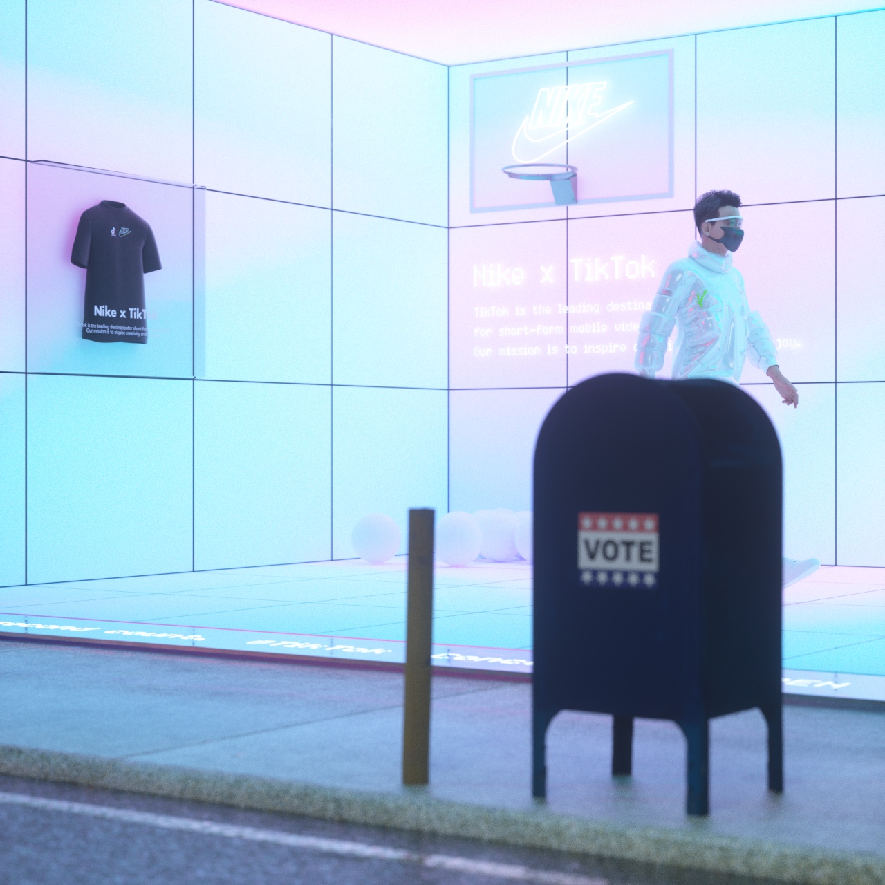 TikTok x Nike -Pop up Concept-5