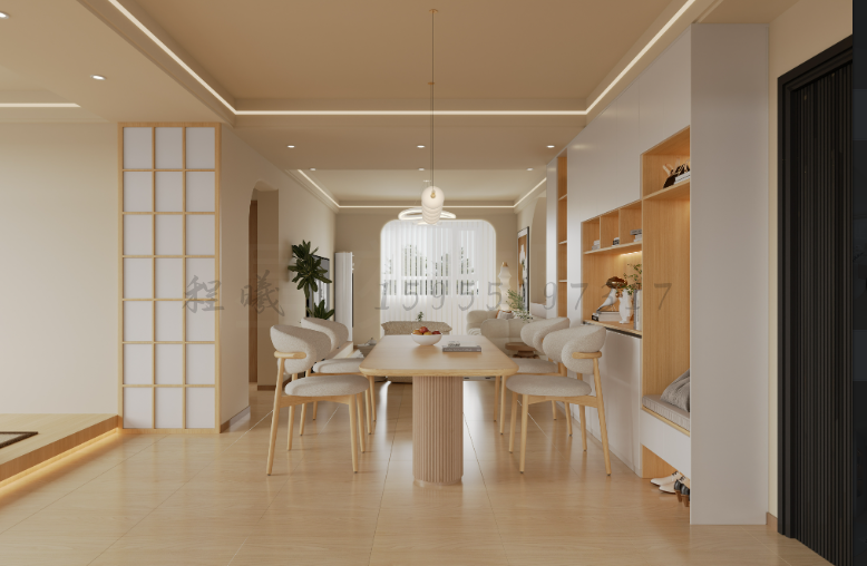 原木奶油风空间-4