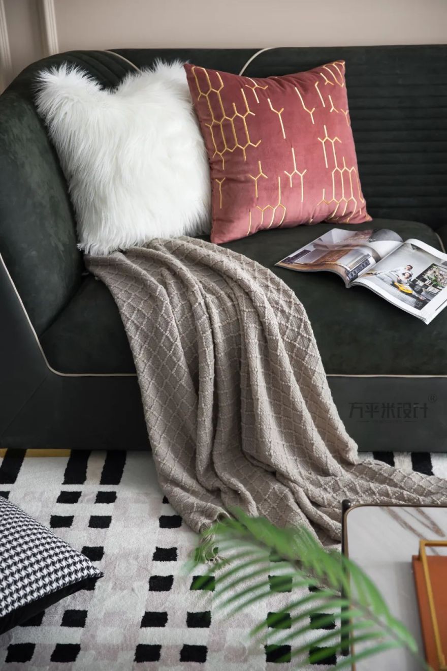 轻美式混搭,粉色温馨的新家设计-52