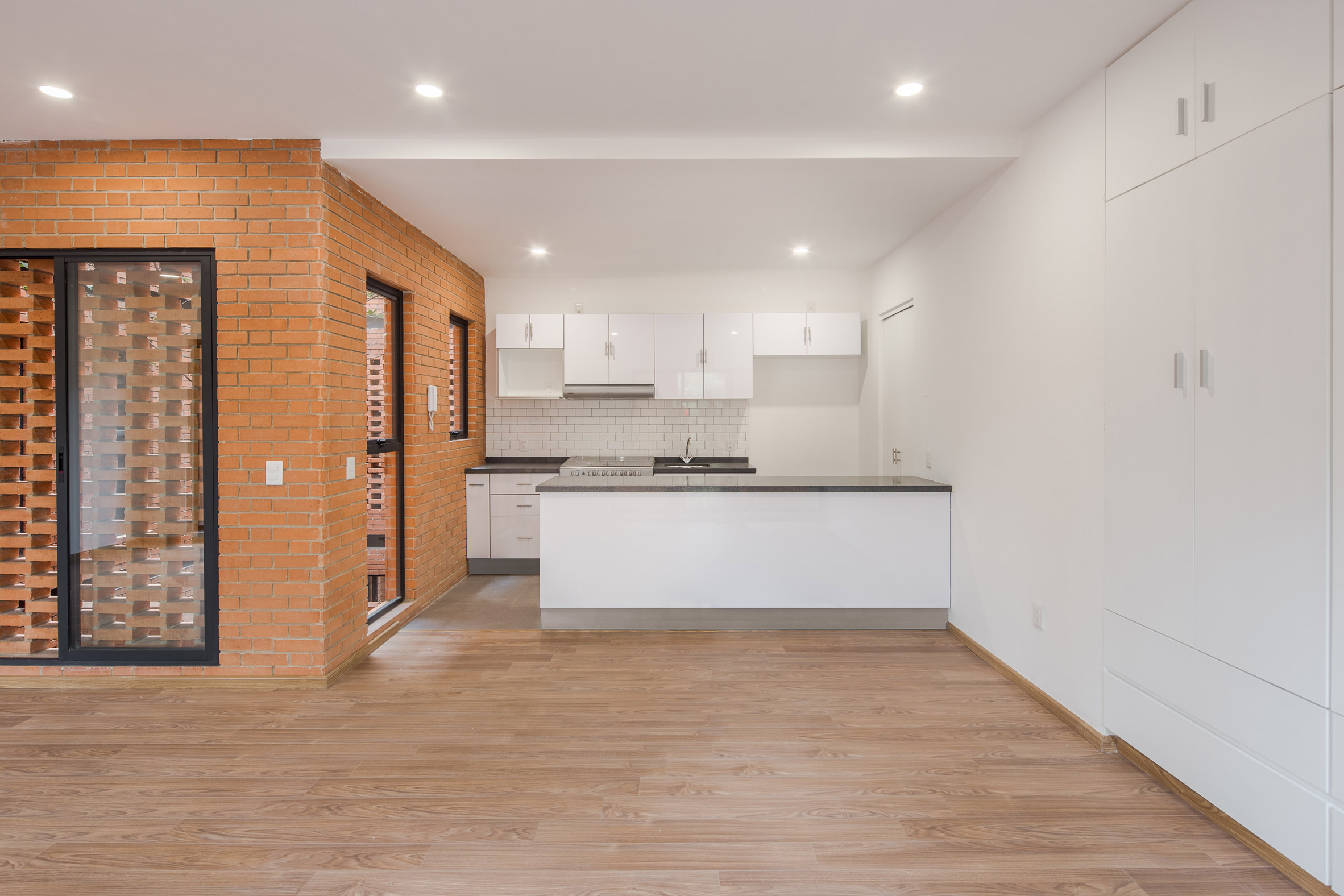 HGR Arquitectos uses orange bricks to build Mexico City apartment block-14