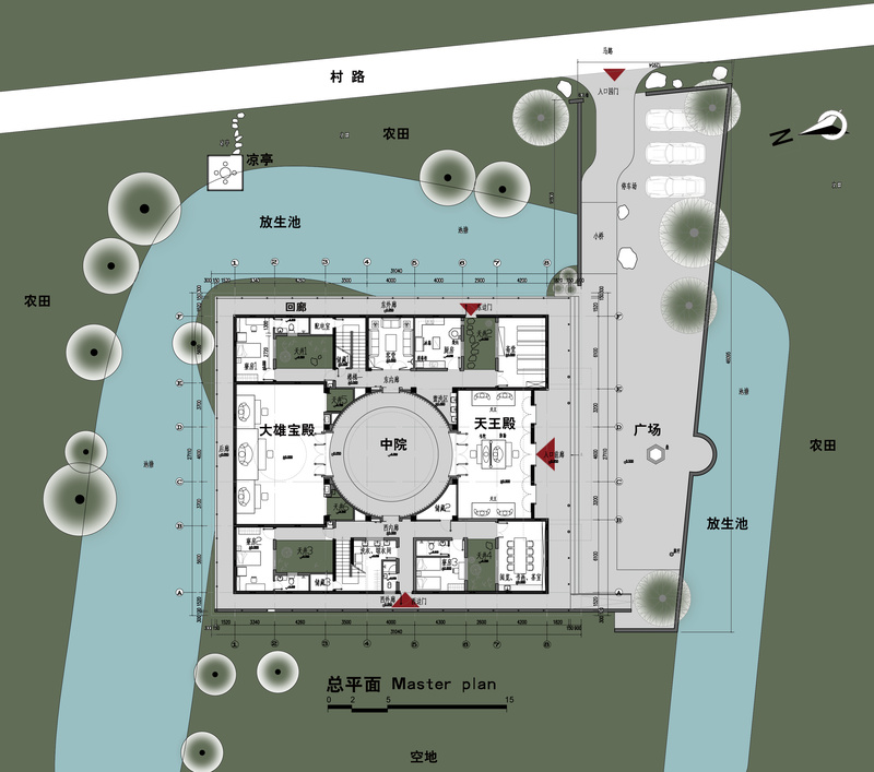 扬州观音院建筑,室内及景观设计方案-67