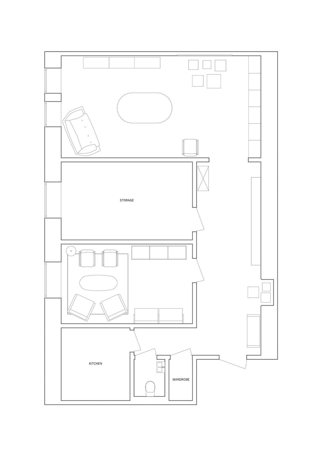 乌克兰基辅85㎡秀场展厅设计-0