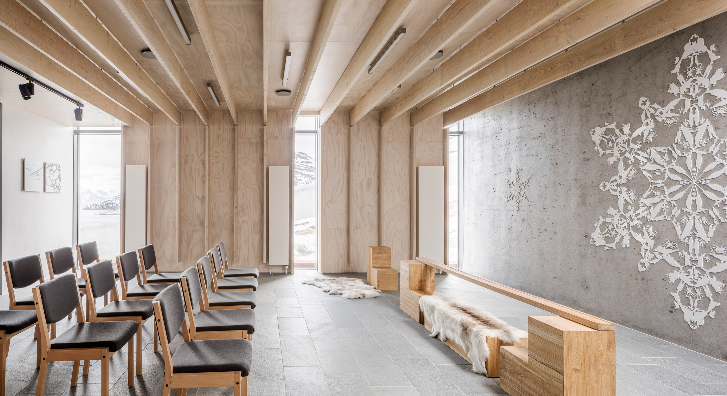 格陵兰首座高安全监狱 | 融合自然与本土文化的人性化设计-15