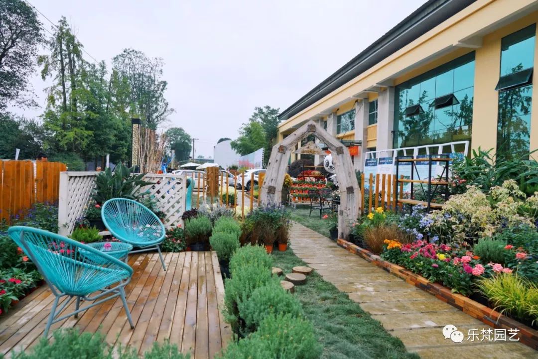 乐梵园艺打造成都花木博览会快闪花园,惊艳全场-20