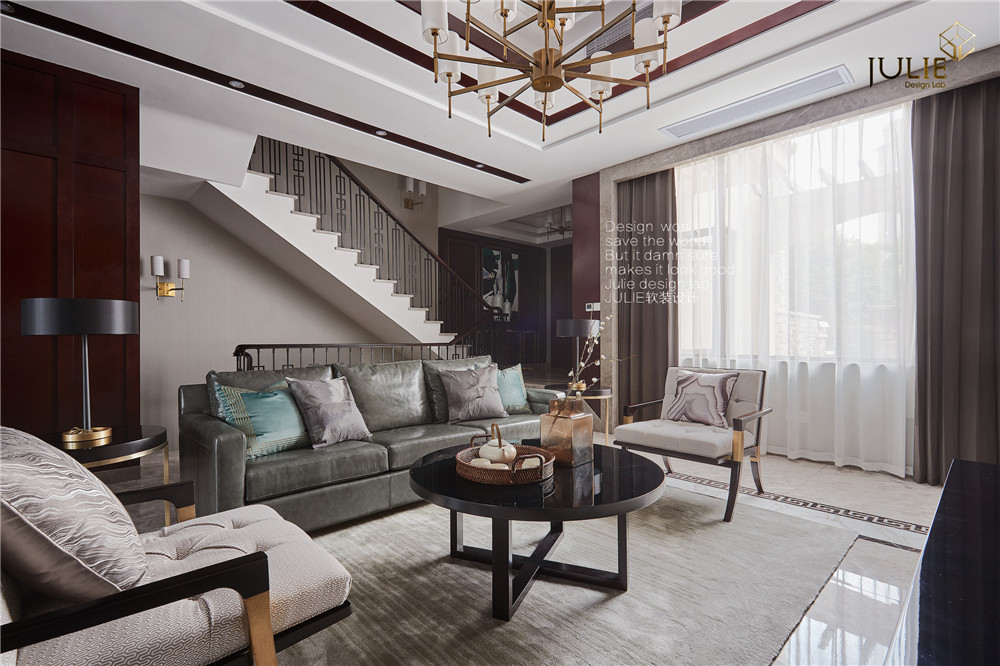 杭州东海闲湖城新中式混搭设计,呈现雅致空间-14