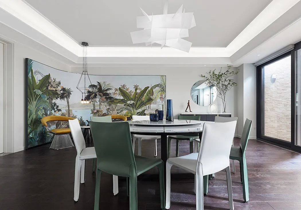 现代风别墅,个性时尚软装,简单高档-34