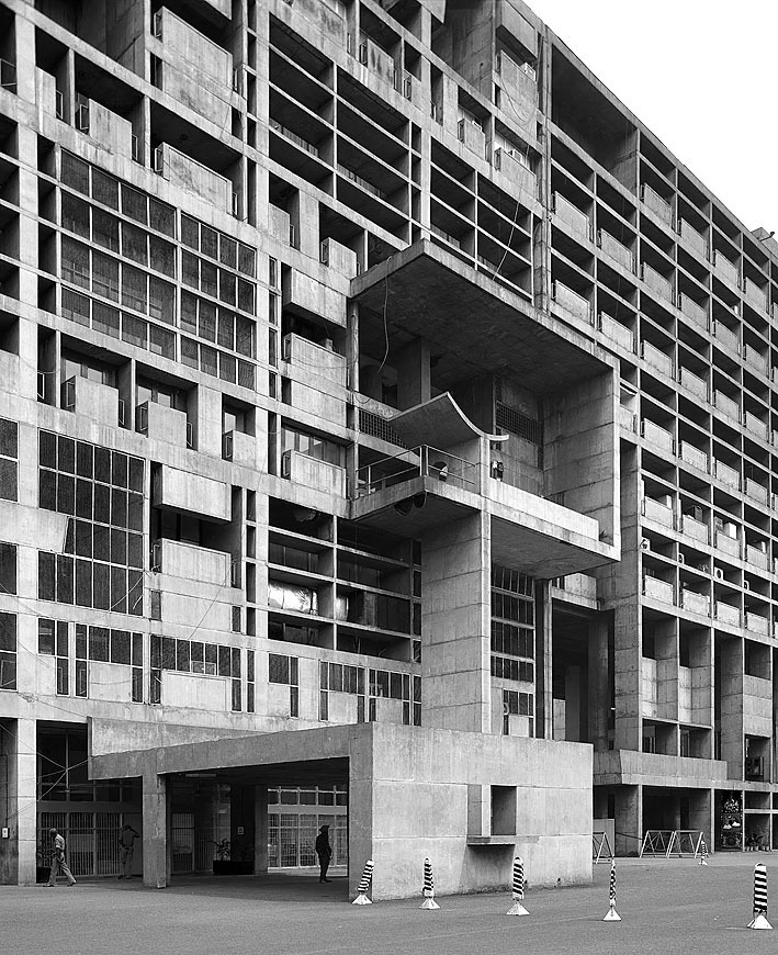 印度昌迪加尔秘书处大楼丨勒·柯布西耶（Le Corbusier）-27