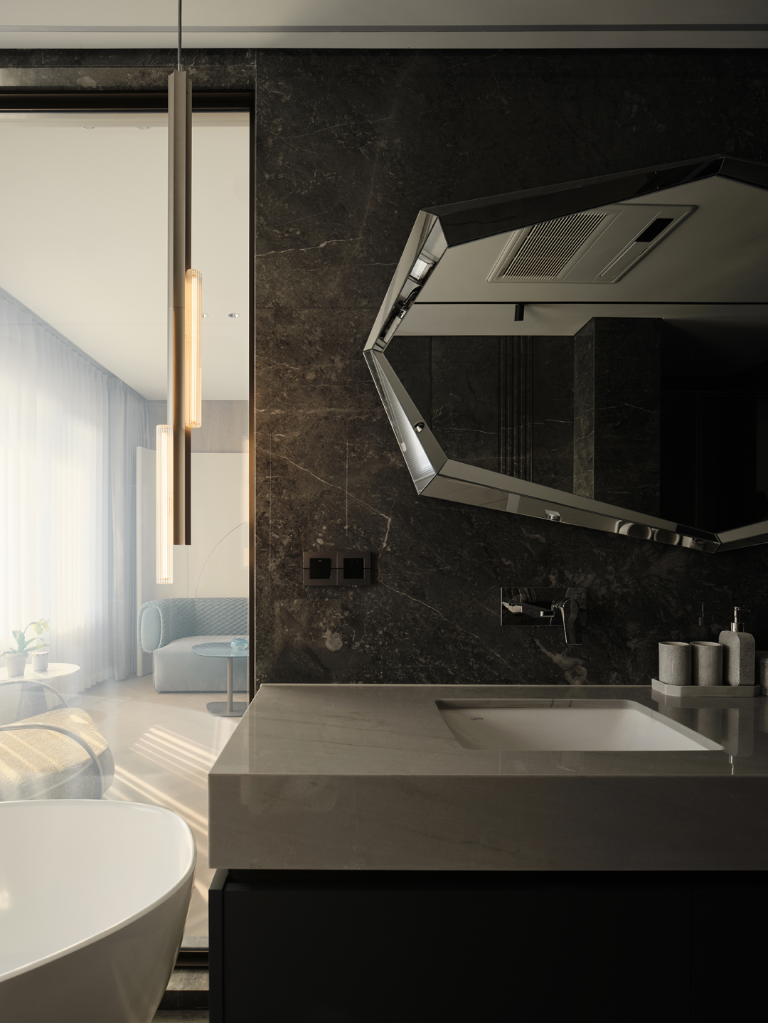 南京502平金陵玖园丨中国南京丨观享际SKH室内设计-45