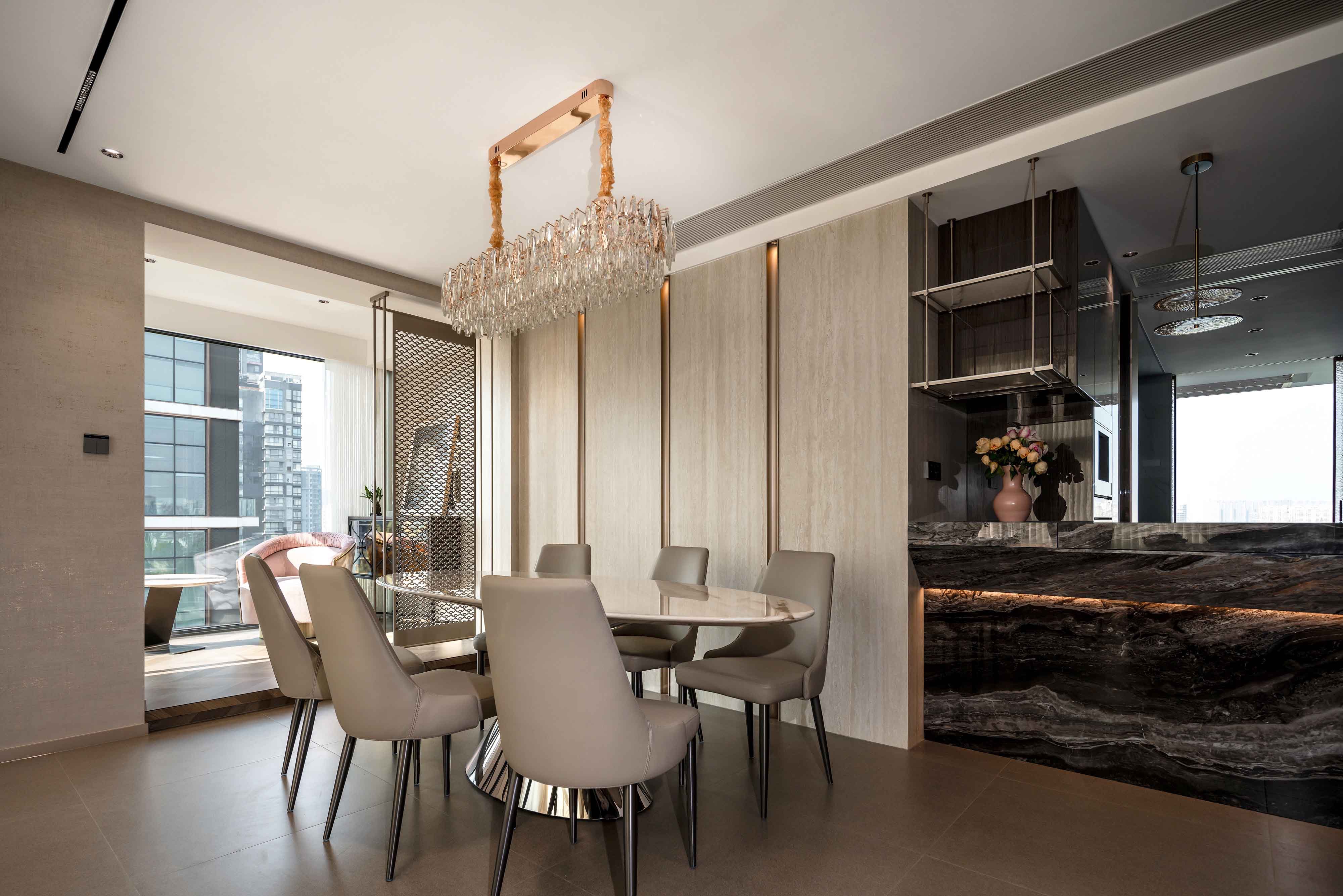 常州 225m²墅境大平层,都市雅奢之所丨中国常州丨星艺装饰全案设计中心-19