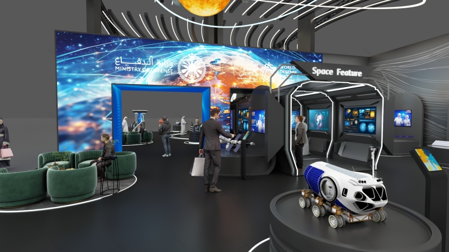 沙特国防部 2024 年世界国防展展览空间设计-26