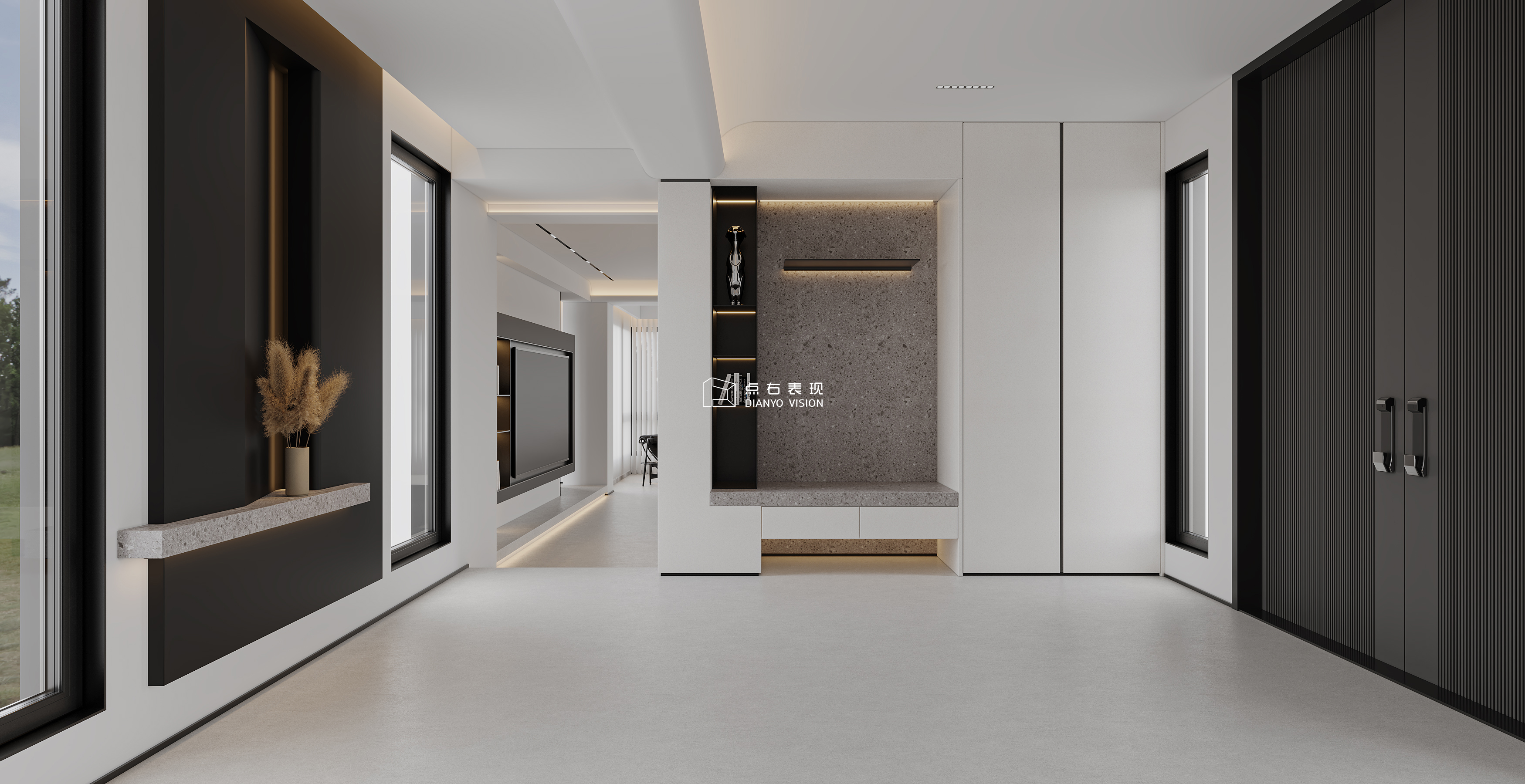 现代风格效果图丨点右效果图表现-5